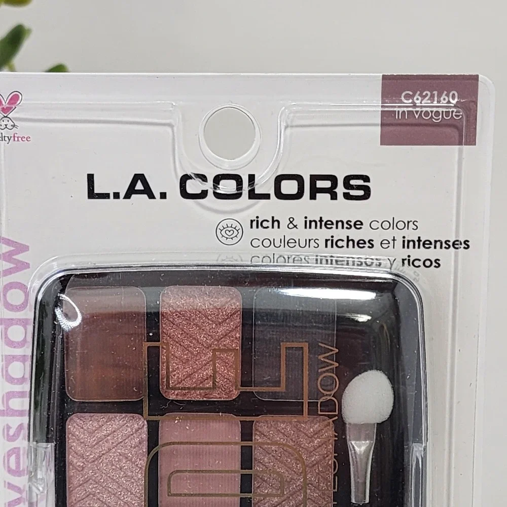 L.A. Colors 12 Color Eyeshadow Palette Nude In Vogue C62160